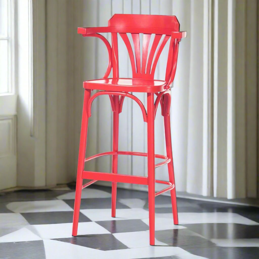 135 High Stool (with arms)-Ton-moderndesign.io