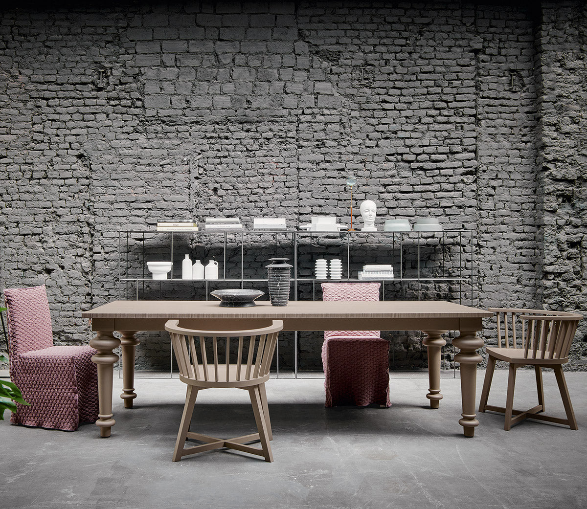 Gray 33 Dining Table (Rectangular)-Gervasoni-moderndesign.io