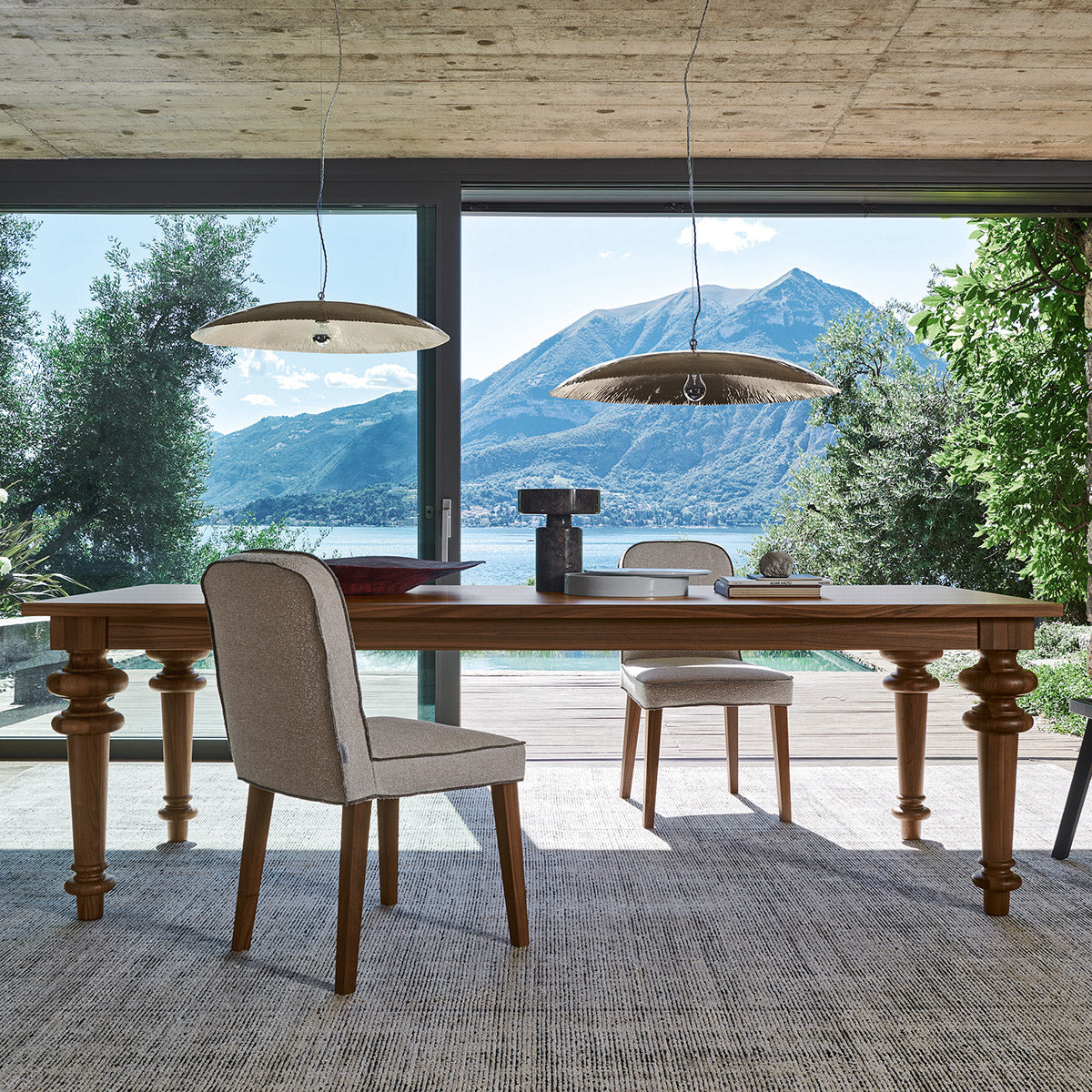 Gray 34 Dining Table (Rectangular)-Gervasoni-moderndesign.io