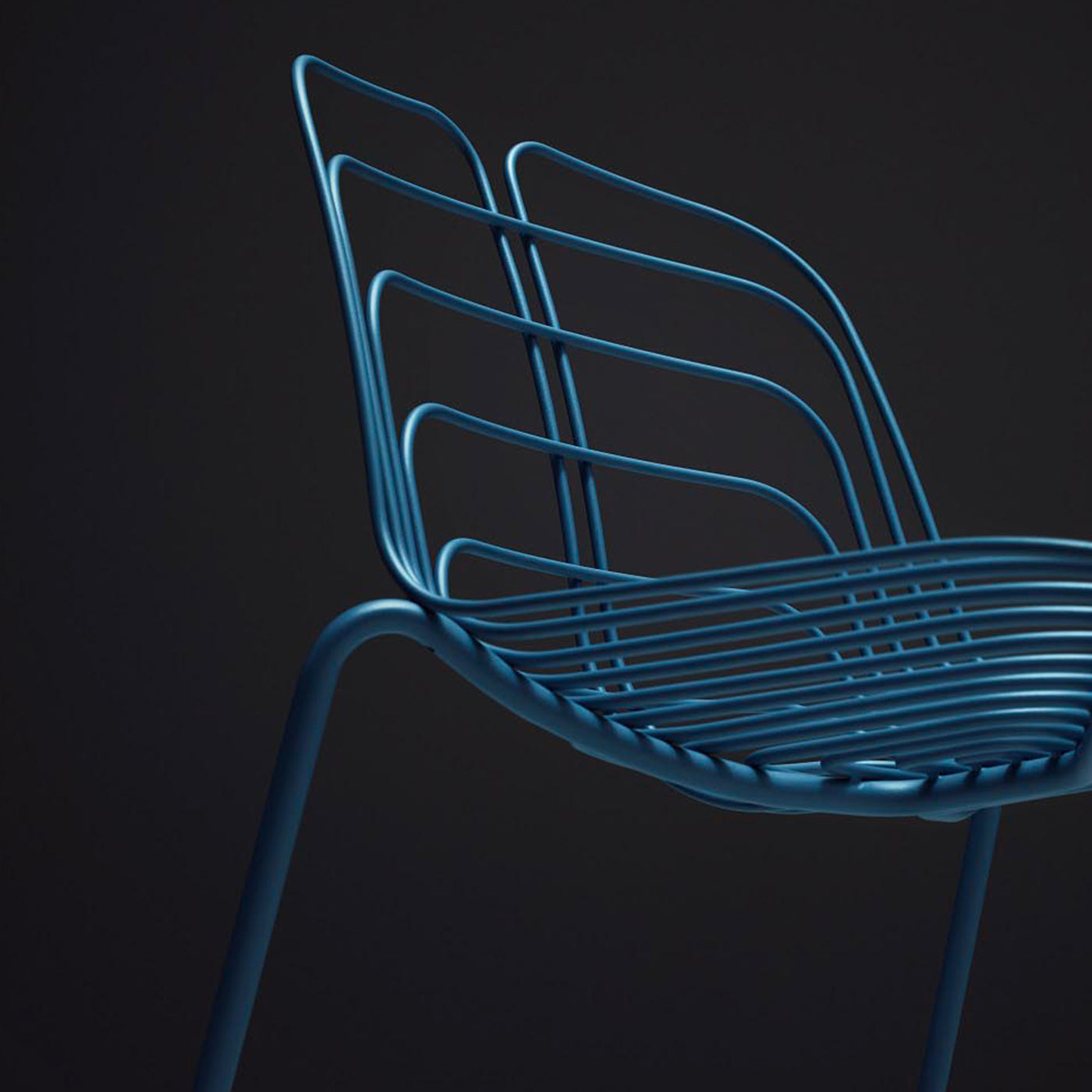 Wired High Stool (without arms)-La Manufacture-moderndesign.io