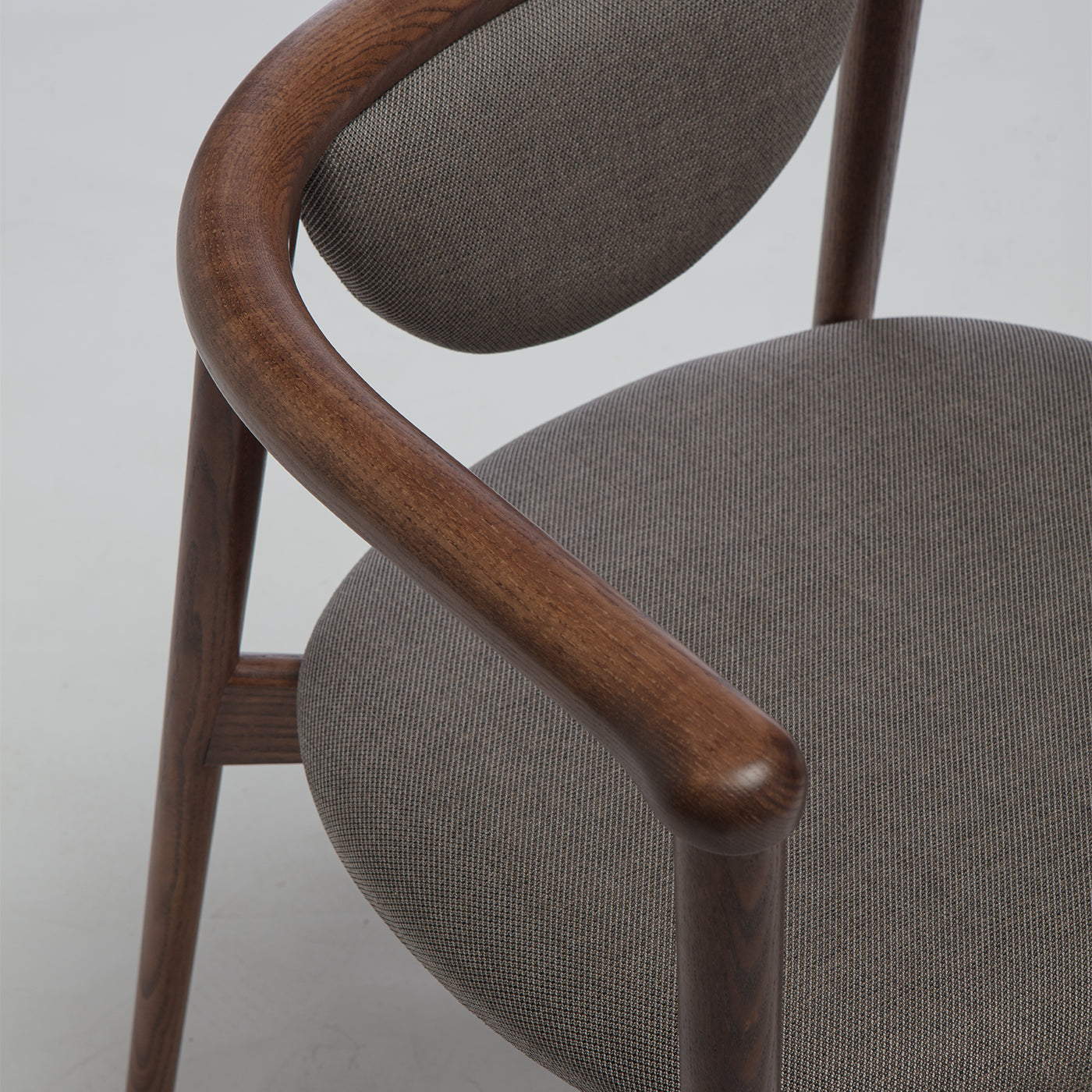 Donna Gray Dining Chair (with arms)-Livoni 1895-moderndesign.io