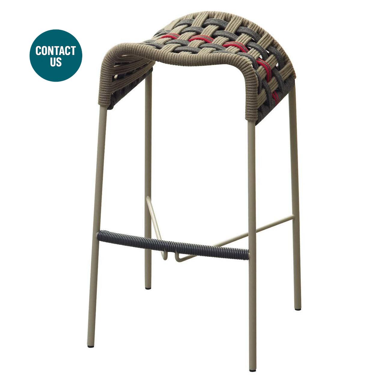 Saddle High Stool (without back)-DA A-moderndesign.io