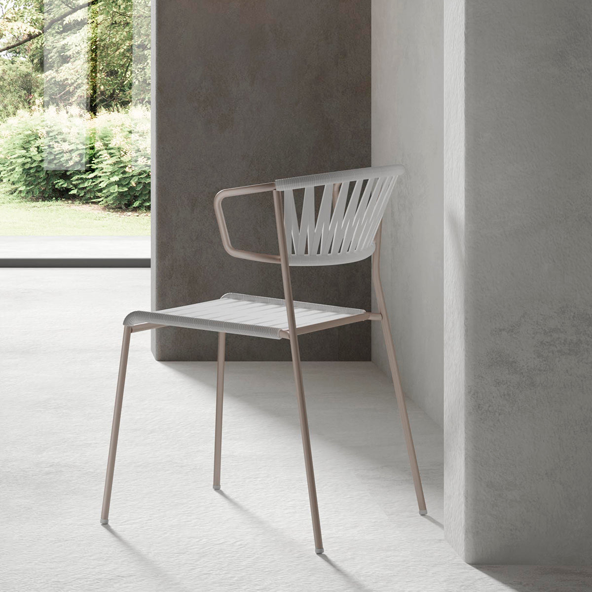 Acquamarina Dining Chair (with arms)-Eurosedia-moderndesign.io