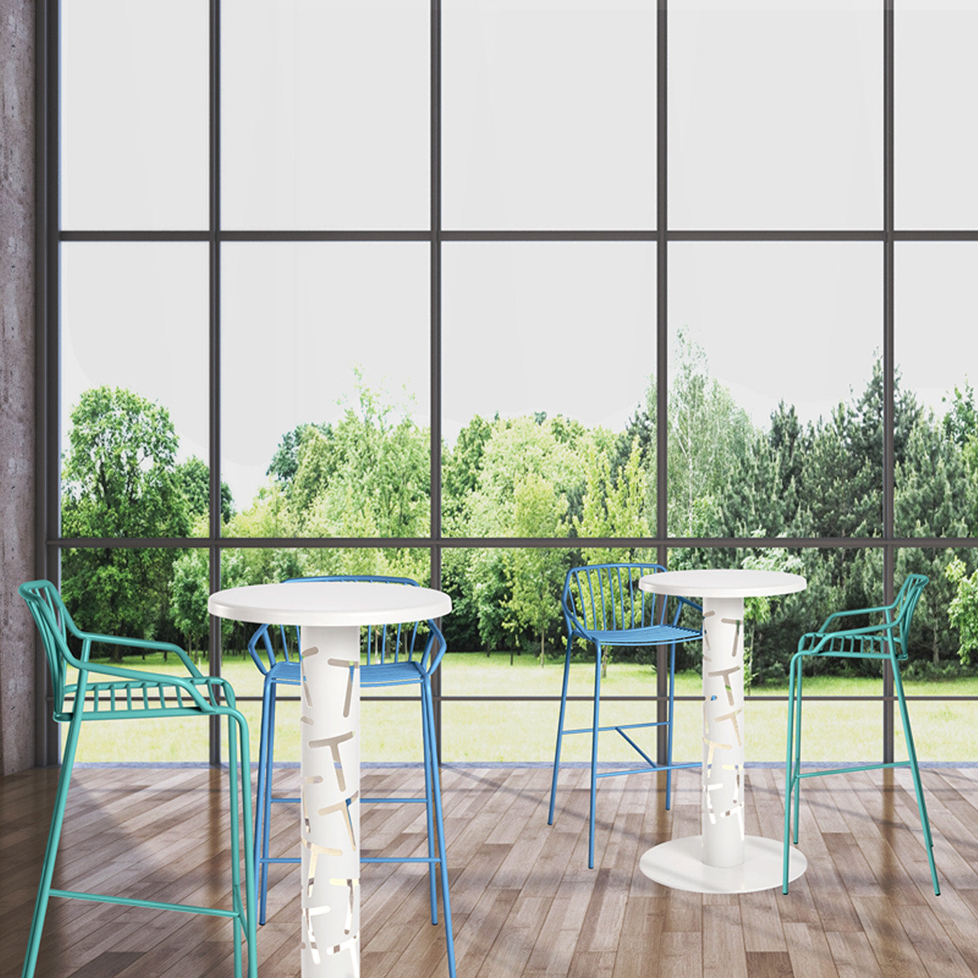 Ada SG High Stool (with arms)-Castil-moderndesign.io