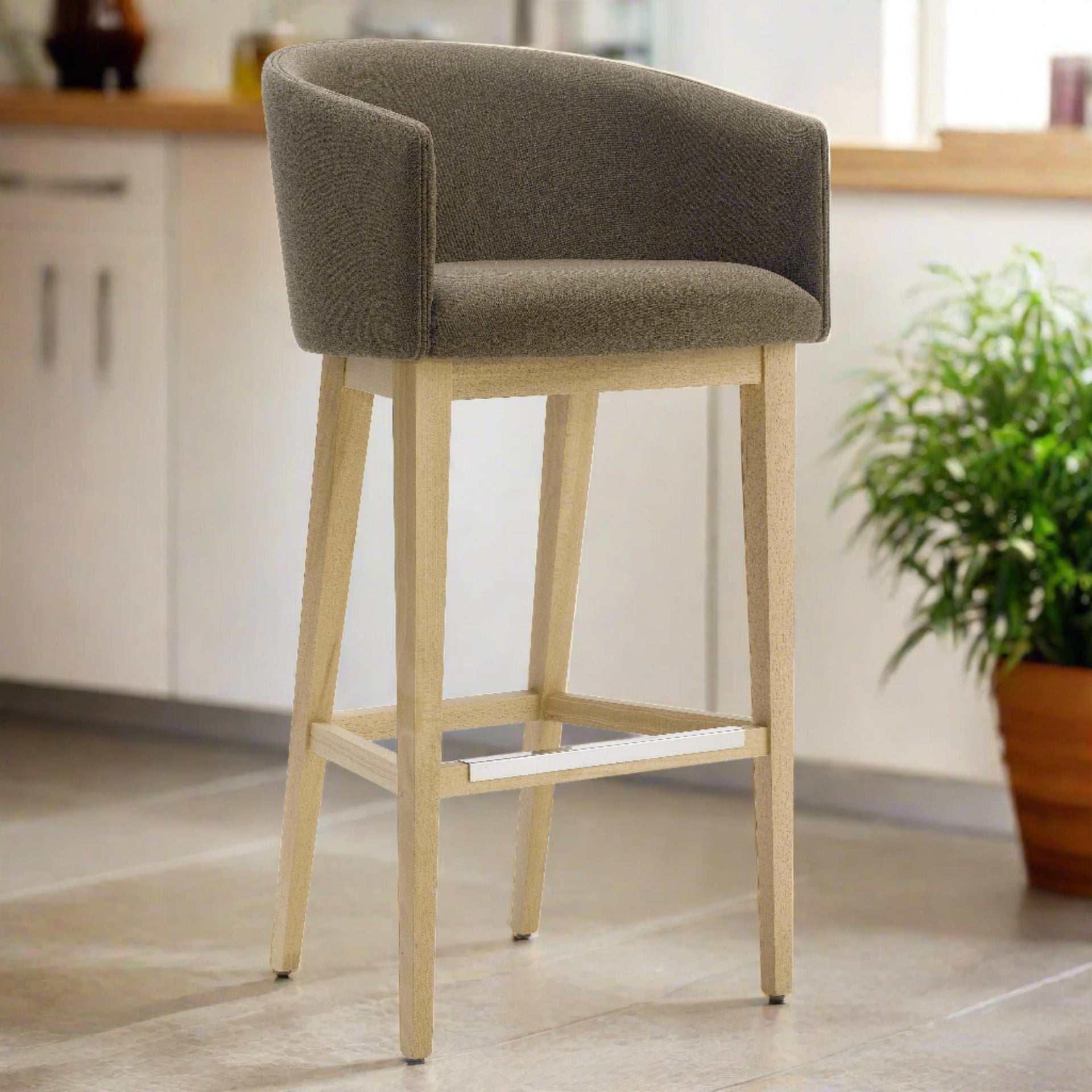 Aida SG SCL High Stool (with arms)-Accento-moderndesign.io