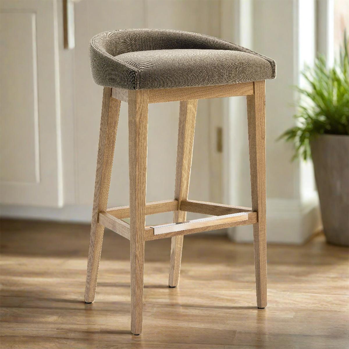 Aida SGB/SGC Wood High Stool (without arms)-Accento-moderndesign.io