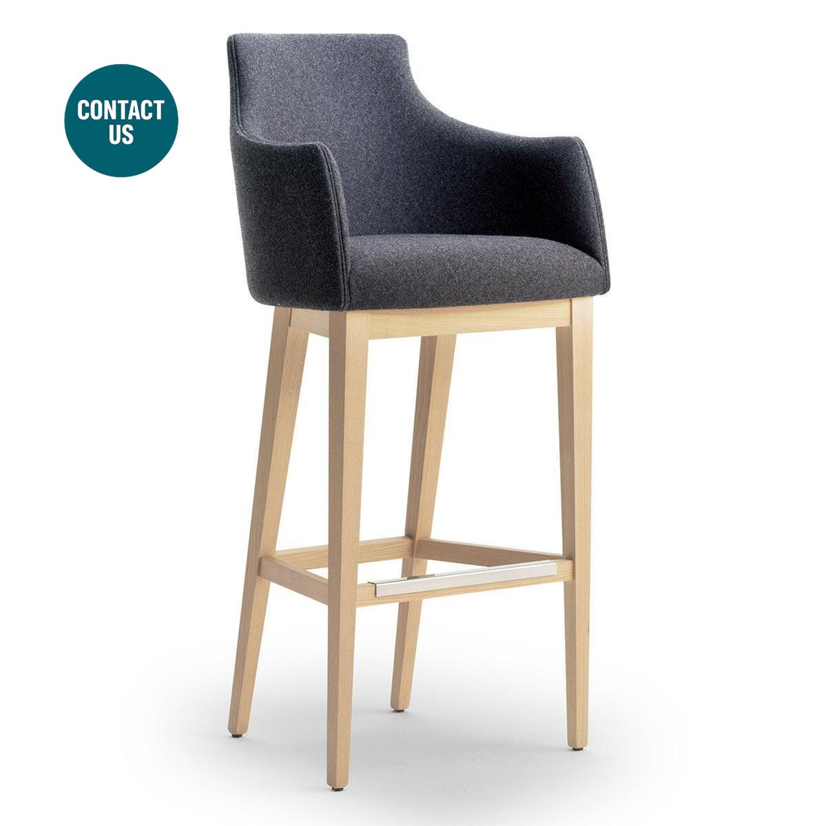 Albert One SG SC Arm High Stool (with arms)-Accento-moderndesign.io