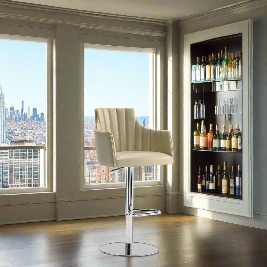 Albert One SG SC Arm Metal Splendor High Stool (with arms)-Accento-moderndesign.io