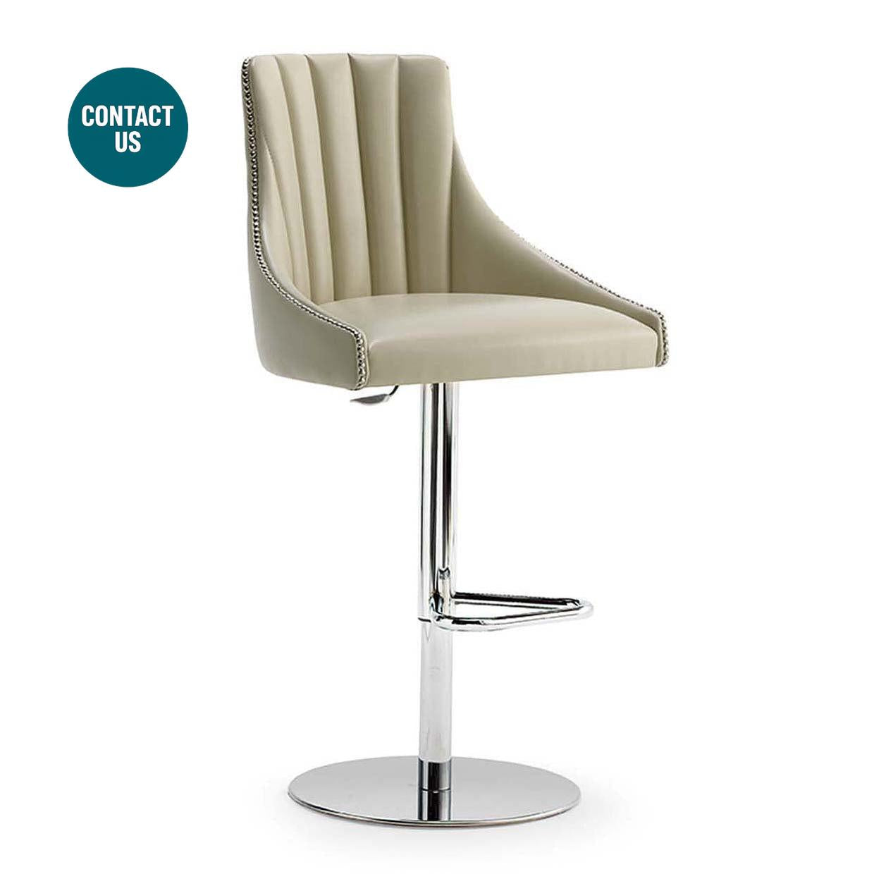 Albert One SG SC Metal Luxor High Stool (without arms)-Accento-moderndesign.io