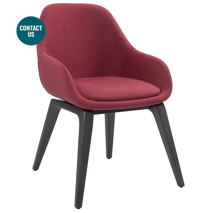 Alisha PO01 Dining Chair (With arms)-New Life-moderndesign.io