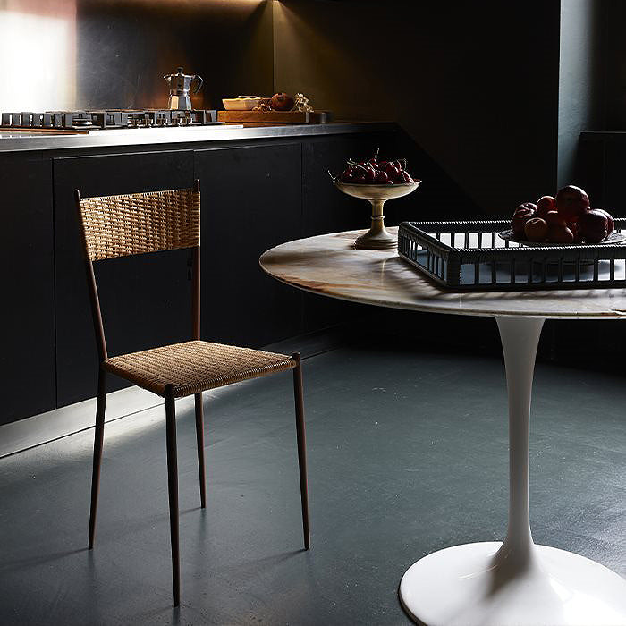 Arija Dining Chair (Without Arms)-Bonacina 1889-moderndesign.io