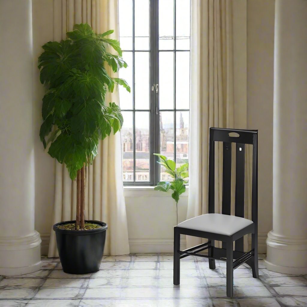 Art 058. Dining Chair (without arms)-Proiezione-moderndesign.io