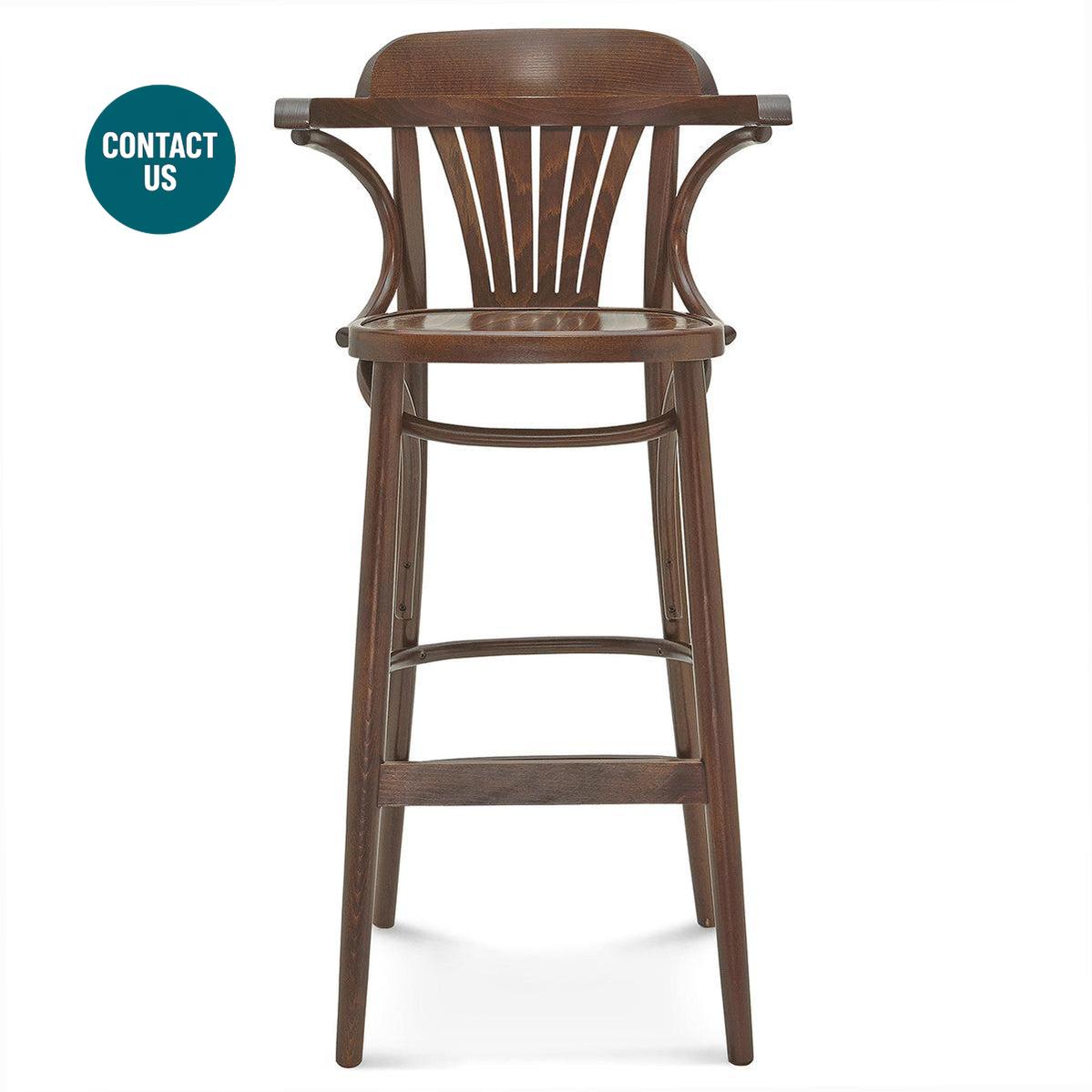 Art 165 High Stool (with arms)-Fameg-moderndesign.io