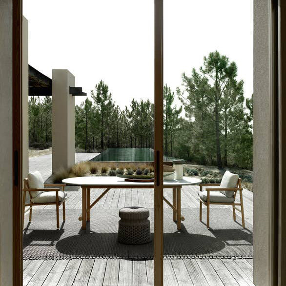 Ayana Dining Chair (With Arms)-B&B Italia-moderndesign.io