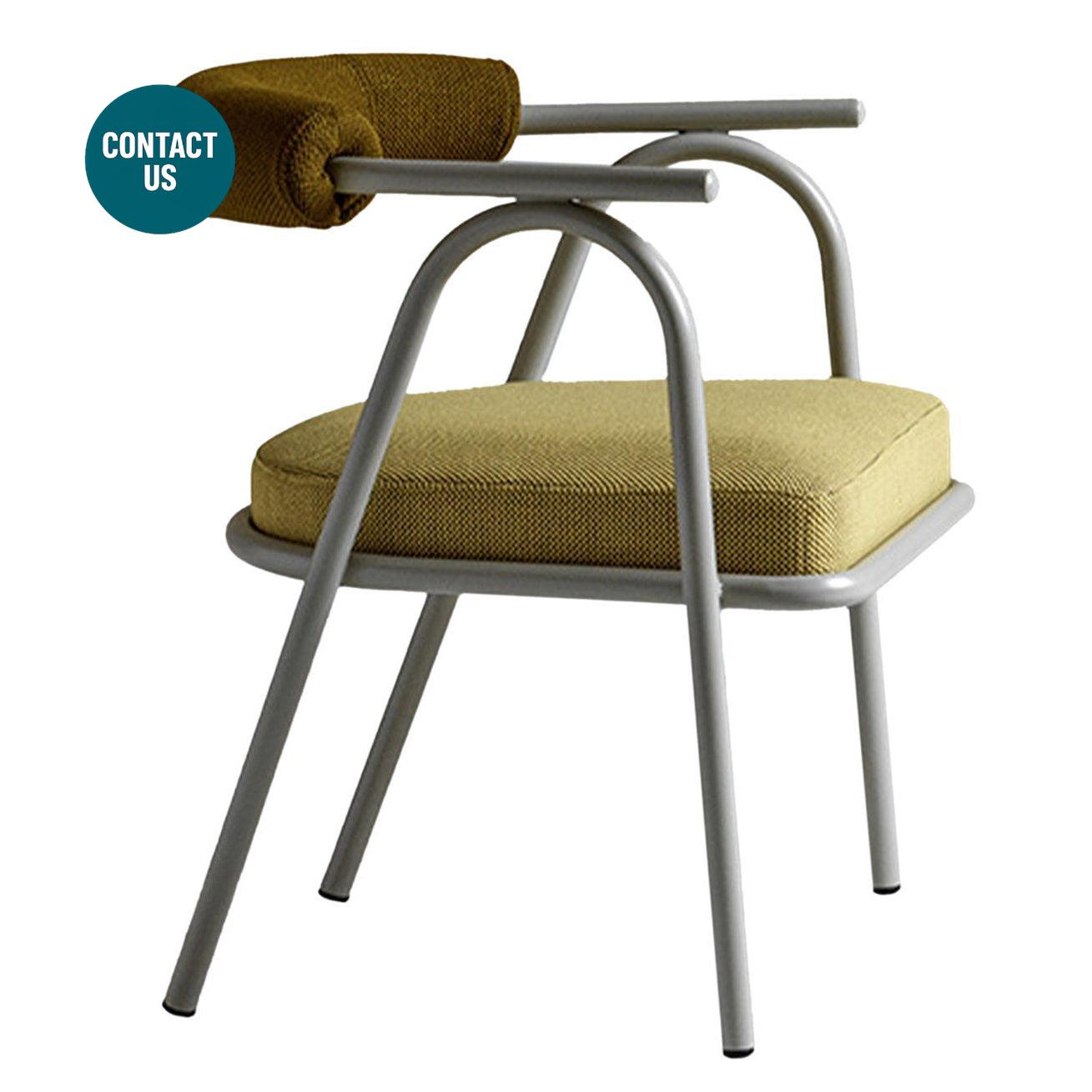 Baba Brown Dining Chair (with arms)-My Home-moderndesign.io