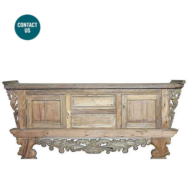 Balinese Sideboard 2 Drawers Credenza-MYOWNBALI-moderndesign.io