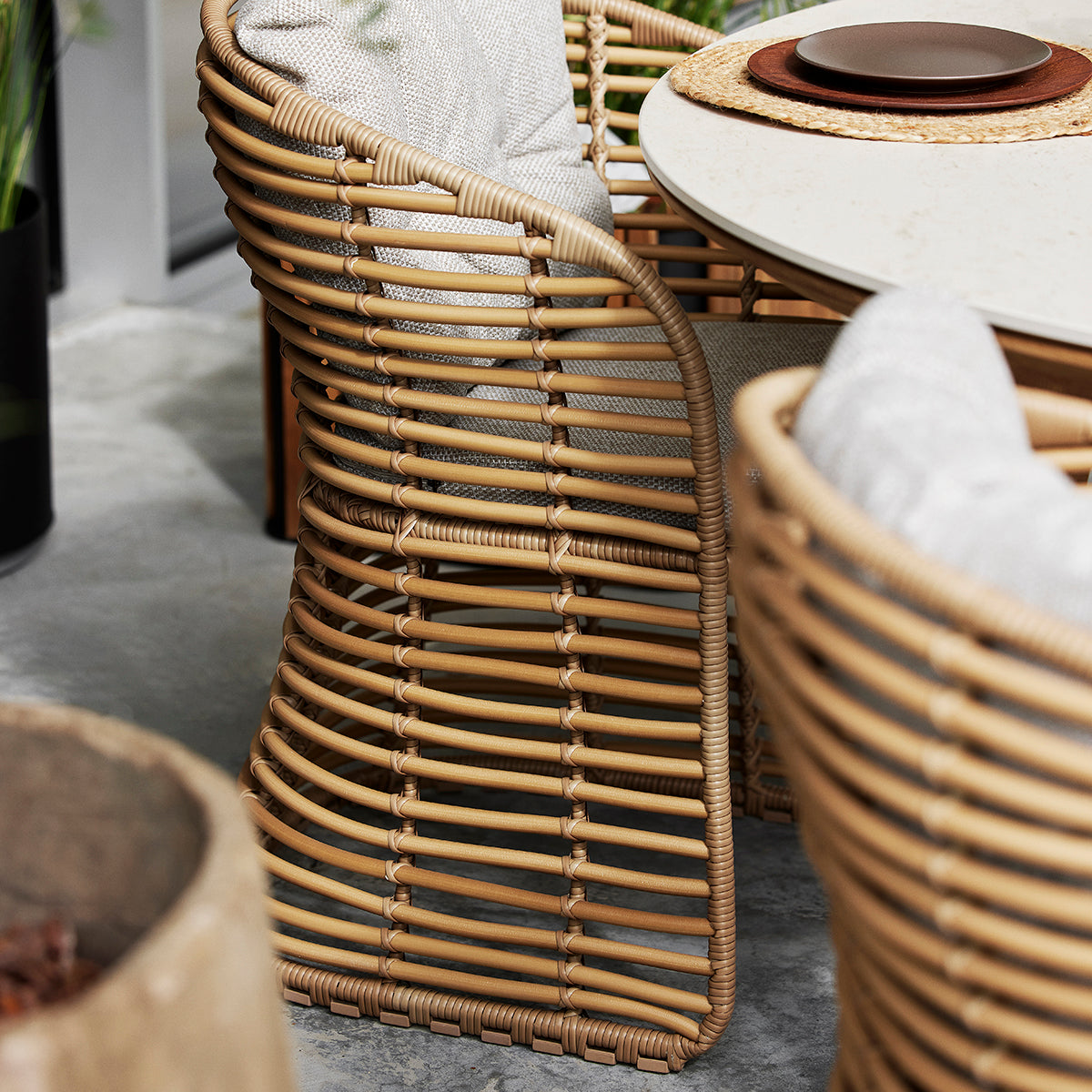 Basket 54100 Dining Chair (with arms)-Cane-Line-moderndesign.io
