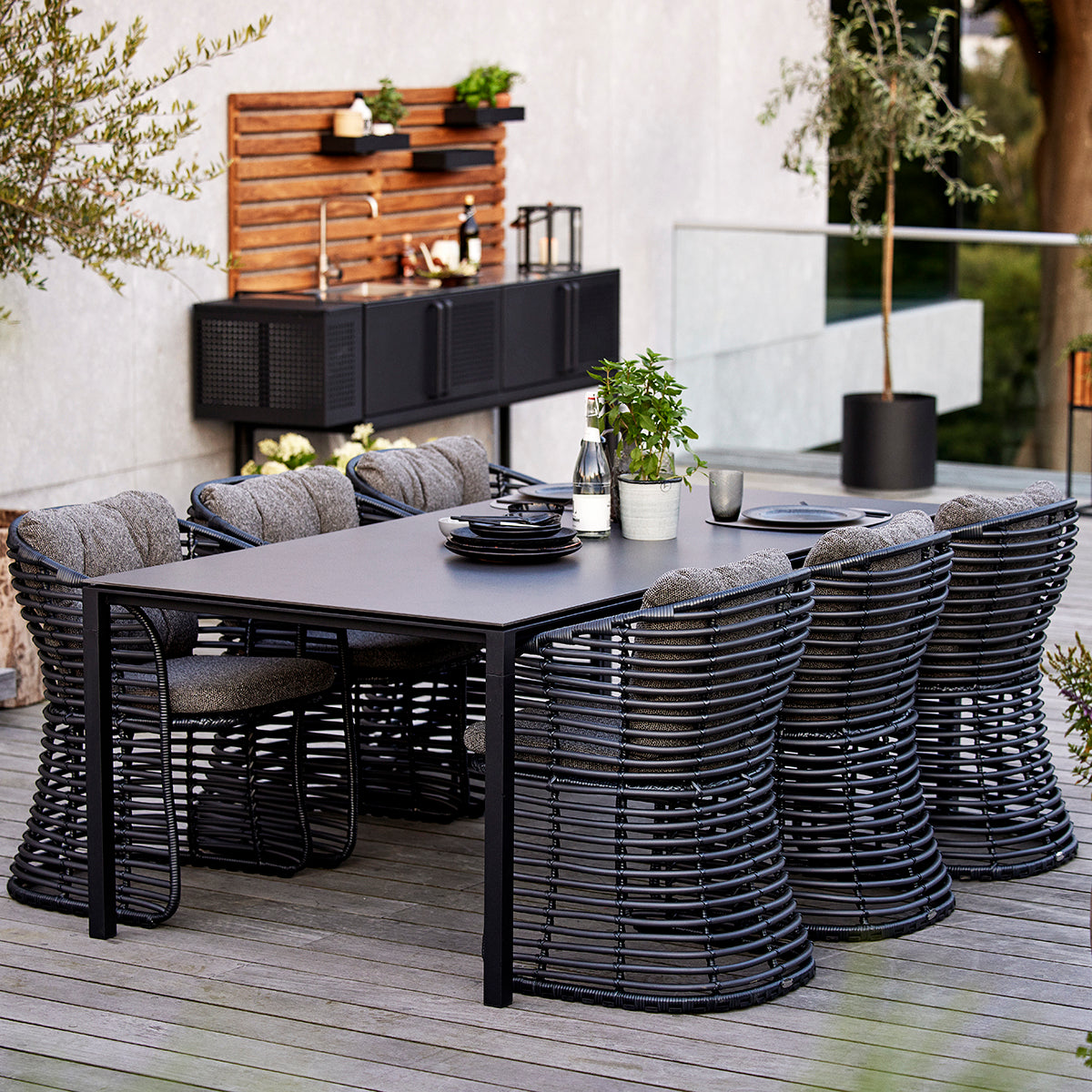 Basket 54100 Dining Chair (with arms)-Cane-Line-moderndesign.io