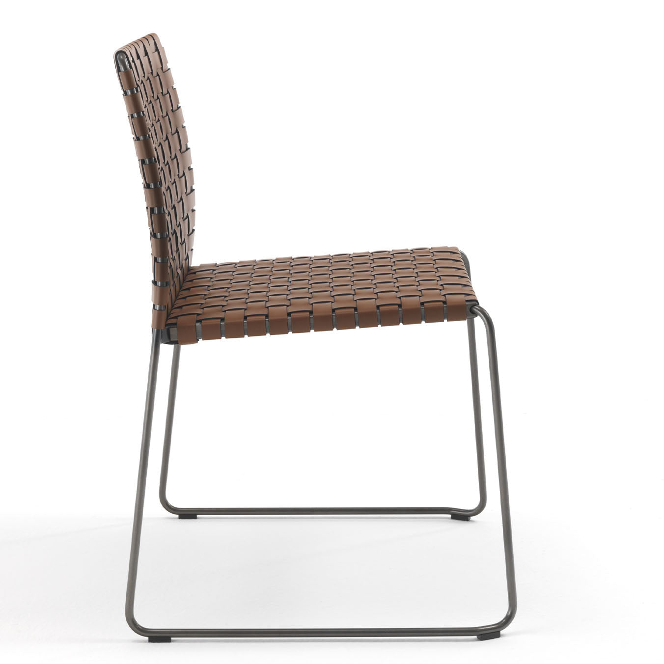 Bizzy Brown Dining Chair (without arms)-Enrico Pellizzoni-moderndesign.io