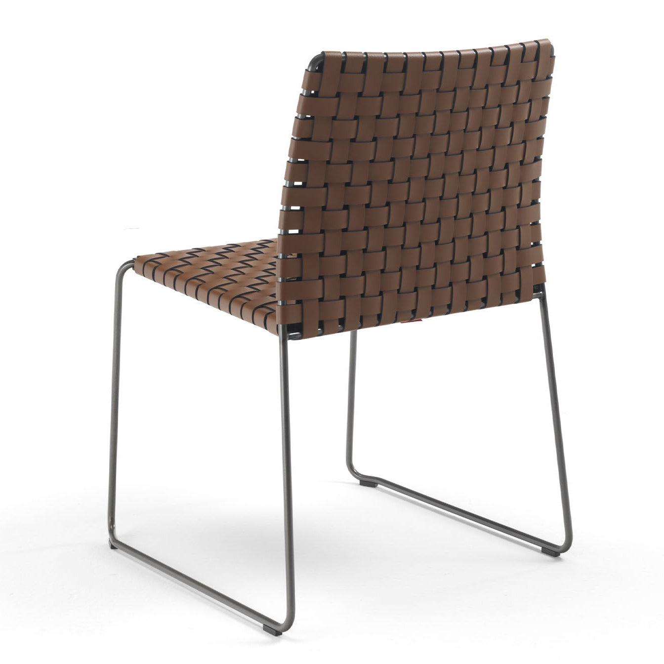 Bizzy Brown Dining Chair (without arms)-Enrico Pellizzoni-moderndesign.io