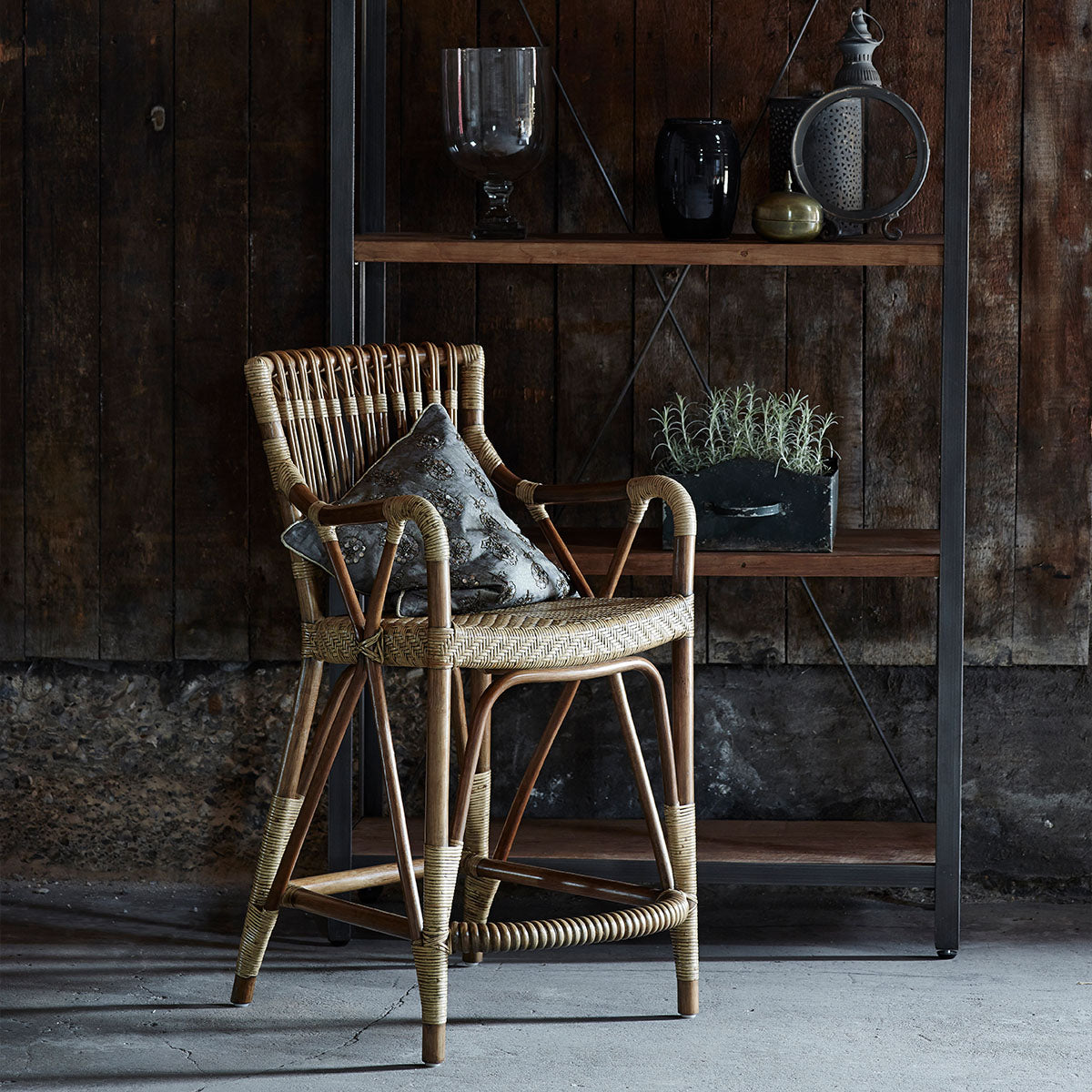 Blues High Stool (With Arms)-Sika Design-moderndesign.io