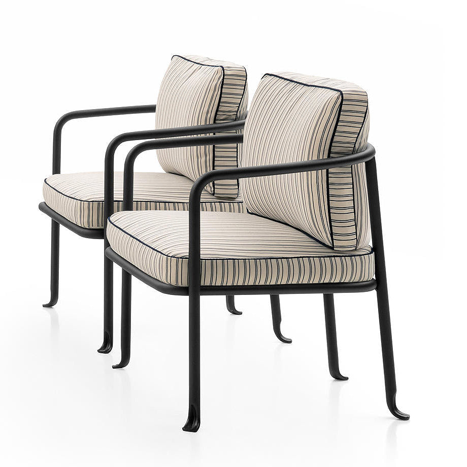 Borea Dining Chair (With Arms)-B&B Italia-moderndesign.io