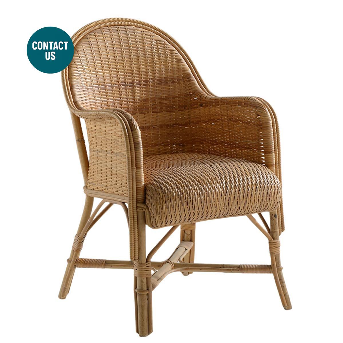 Brando Dining Chair (With Arms)-Bonacina 1889-moderndesign.io