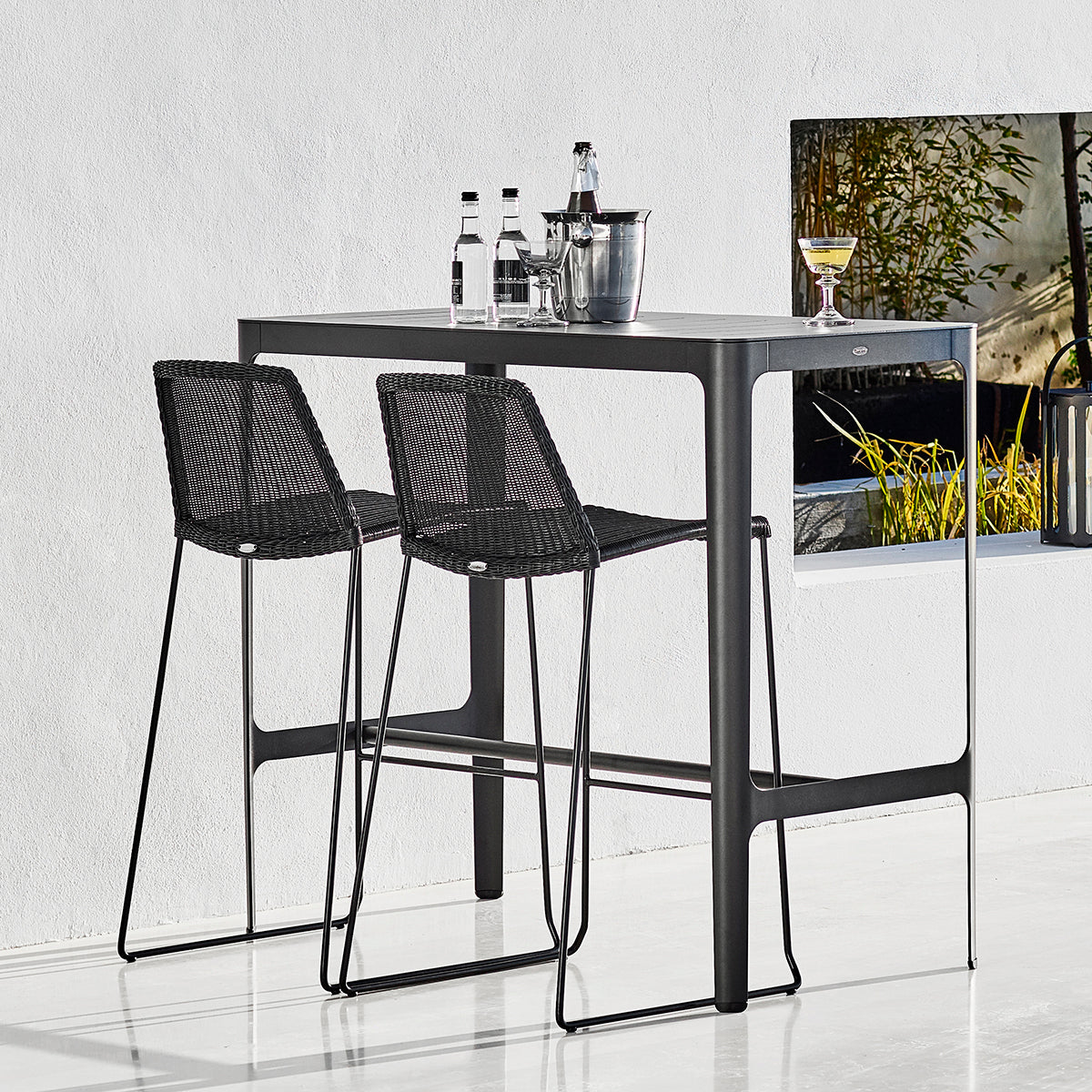Breeze 5465 High Stool (without arms)-Cane-Line-moderndesign.io