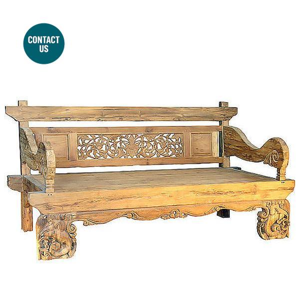 Carving Legs Hard Bench-MYOWNBALI-moderndesign.io