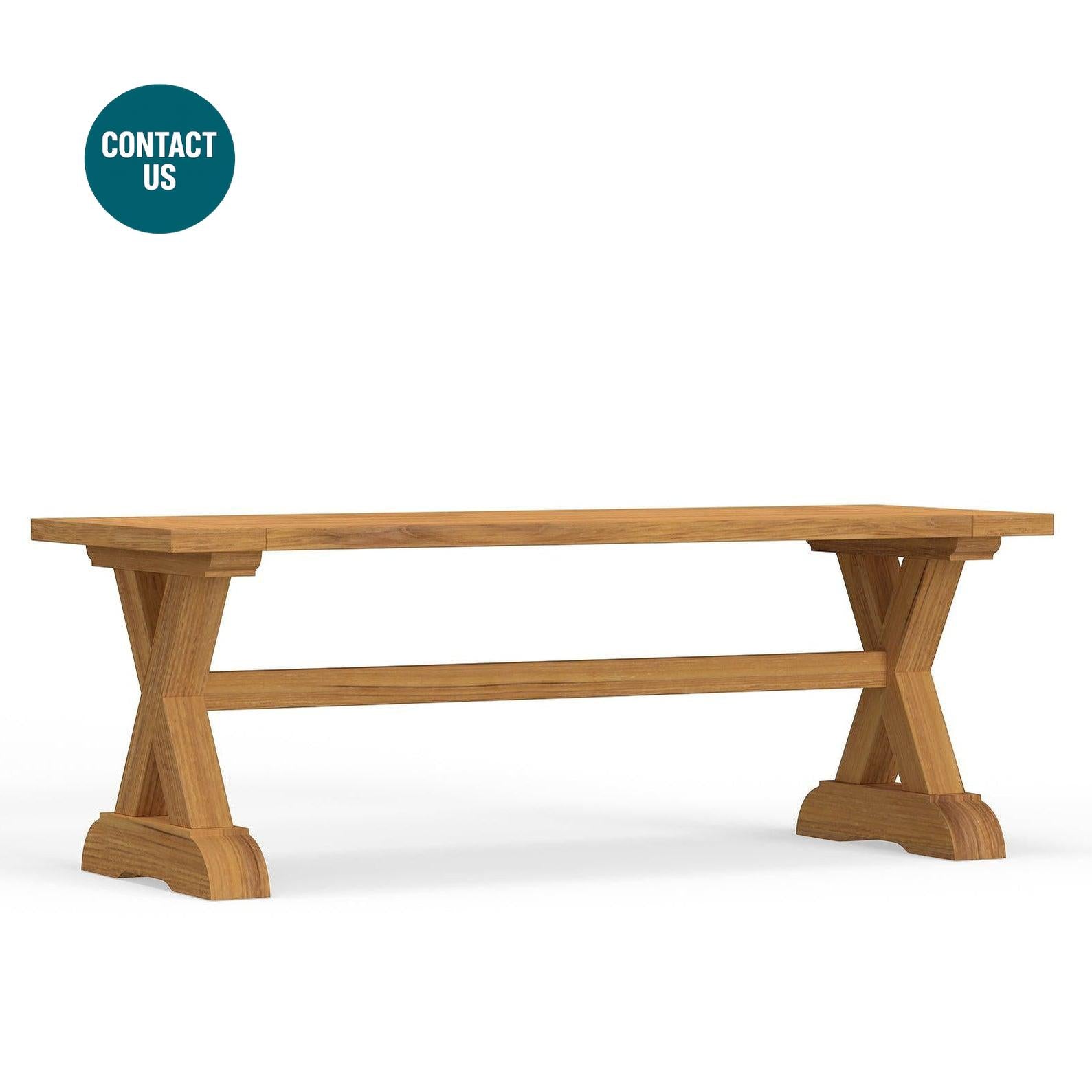 Charleston Trestle Dining Bench-Harbour Outdoor-moderndesign.io