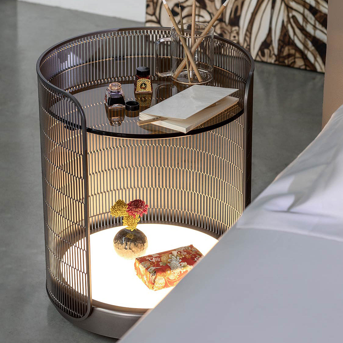 Chiaro Di Luna Table (Side/Night)-Natevo-moderndesign.io