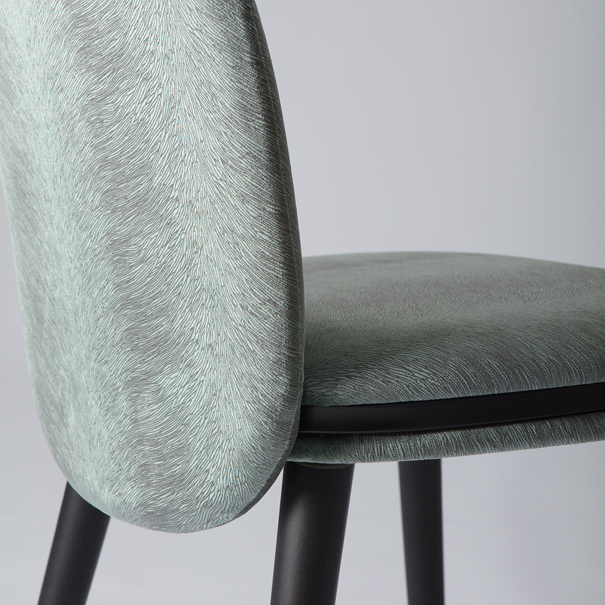 Cremino S Metal Black Dining Chair (without arms)-Accento-moderndesign.io