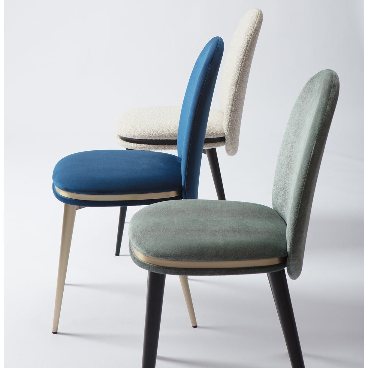 Cremino S Metal Black Dining Chair (without arms)-Accento-moderndesign.io