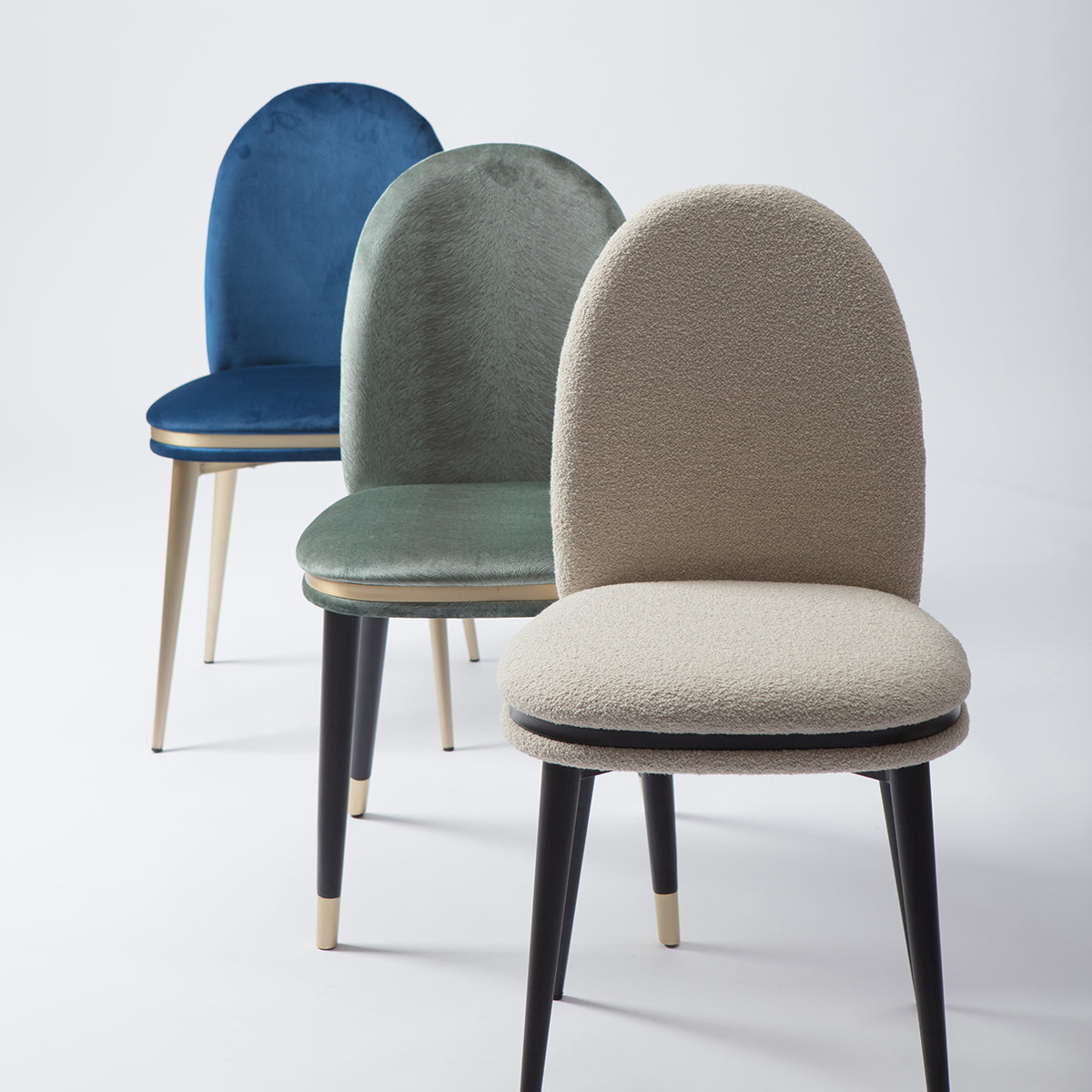 Cremino S Metal Black Dining Chair (without arms)-Accento-moderndesign.io