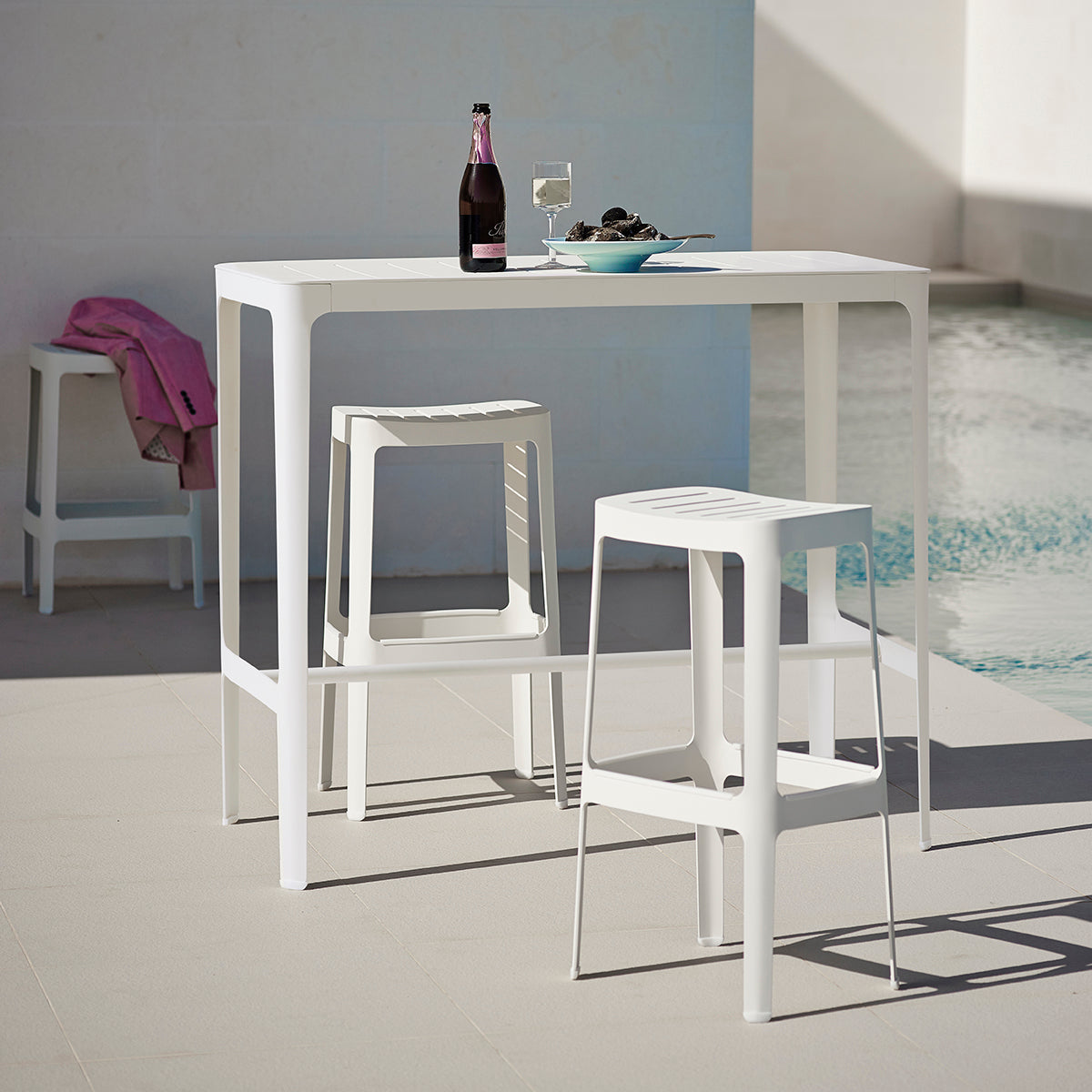 Cut High Stool (without back)-Cane-Line-moderndesign.io