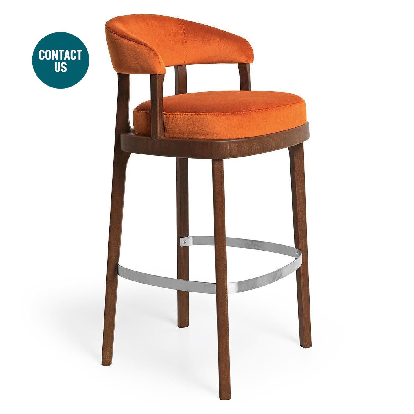 Eclipse 06 Bar Stool High Stool (With Arms)-Very Wood-moderndesign.io