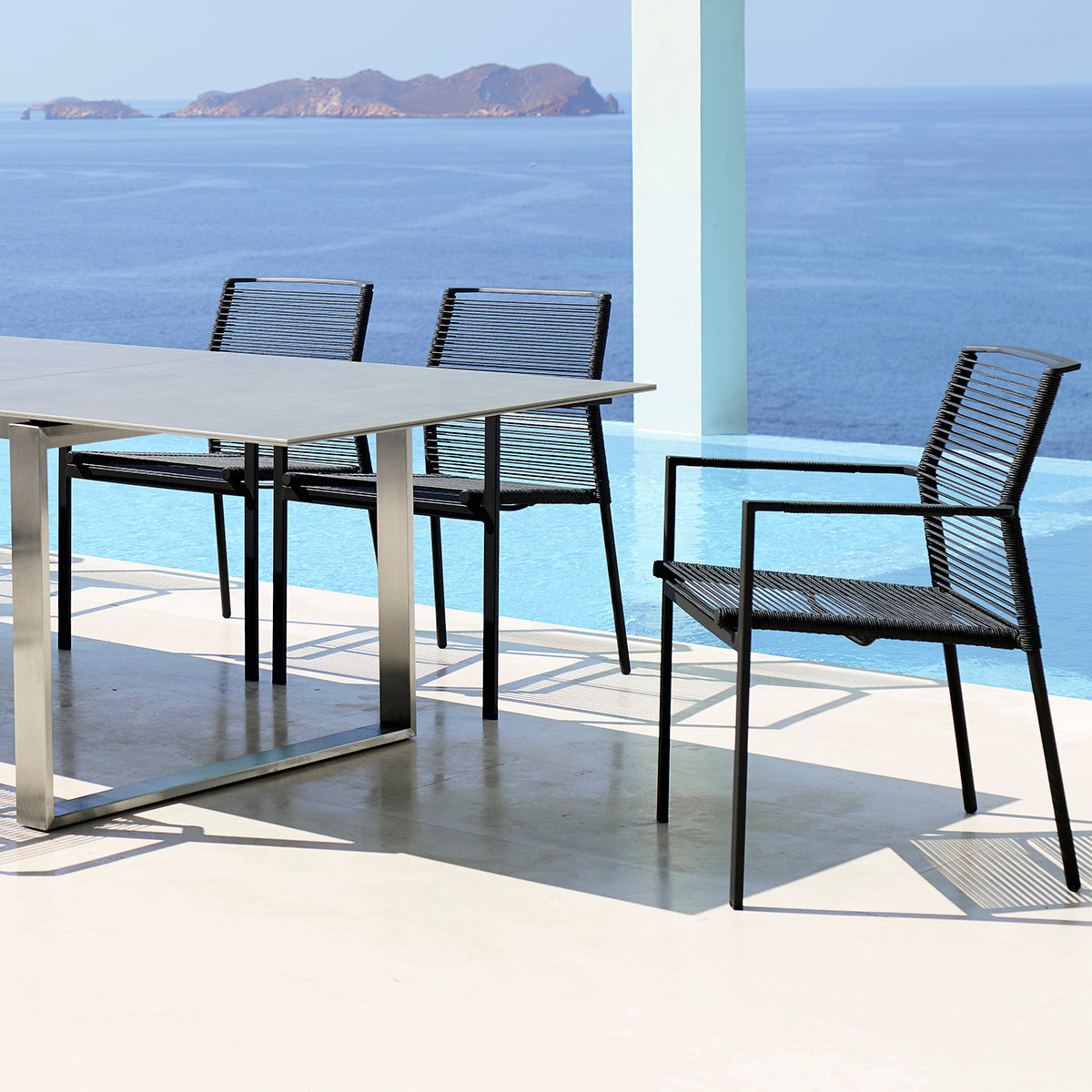 Edge 5404 Dining Chair (with arms)-Cane-Line-moderndesign.io