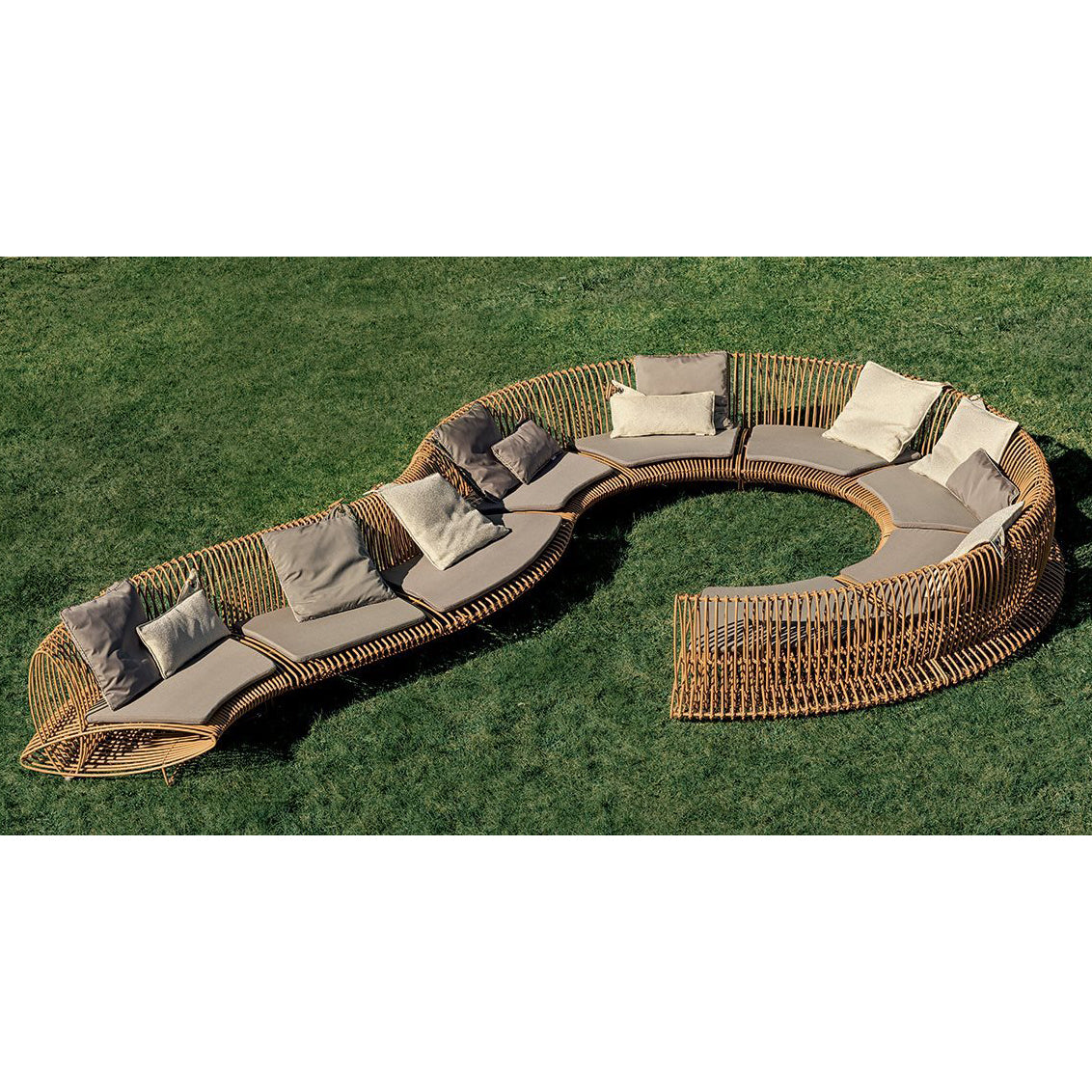 Ellipses Sectional Sofa-Bonacina 1889-moderndesign.io