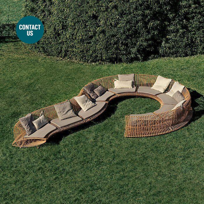 Ellipses Sectional Sofa-Bonacina 1889-moderndesign.io