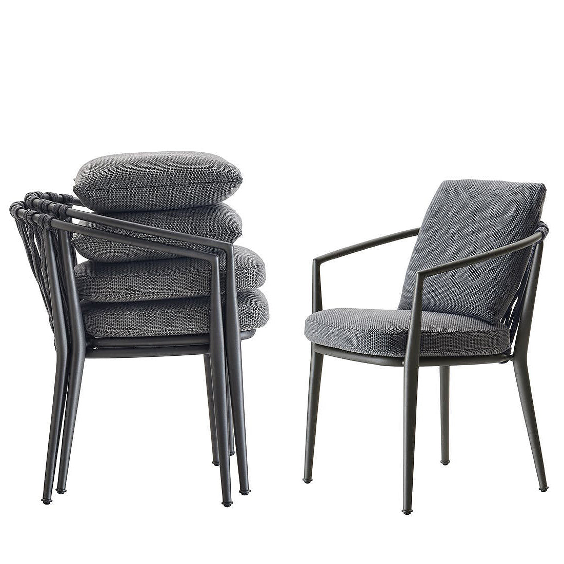 Erica Dining Chair (With Arms)-B&B Italia-moderndesign.io