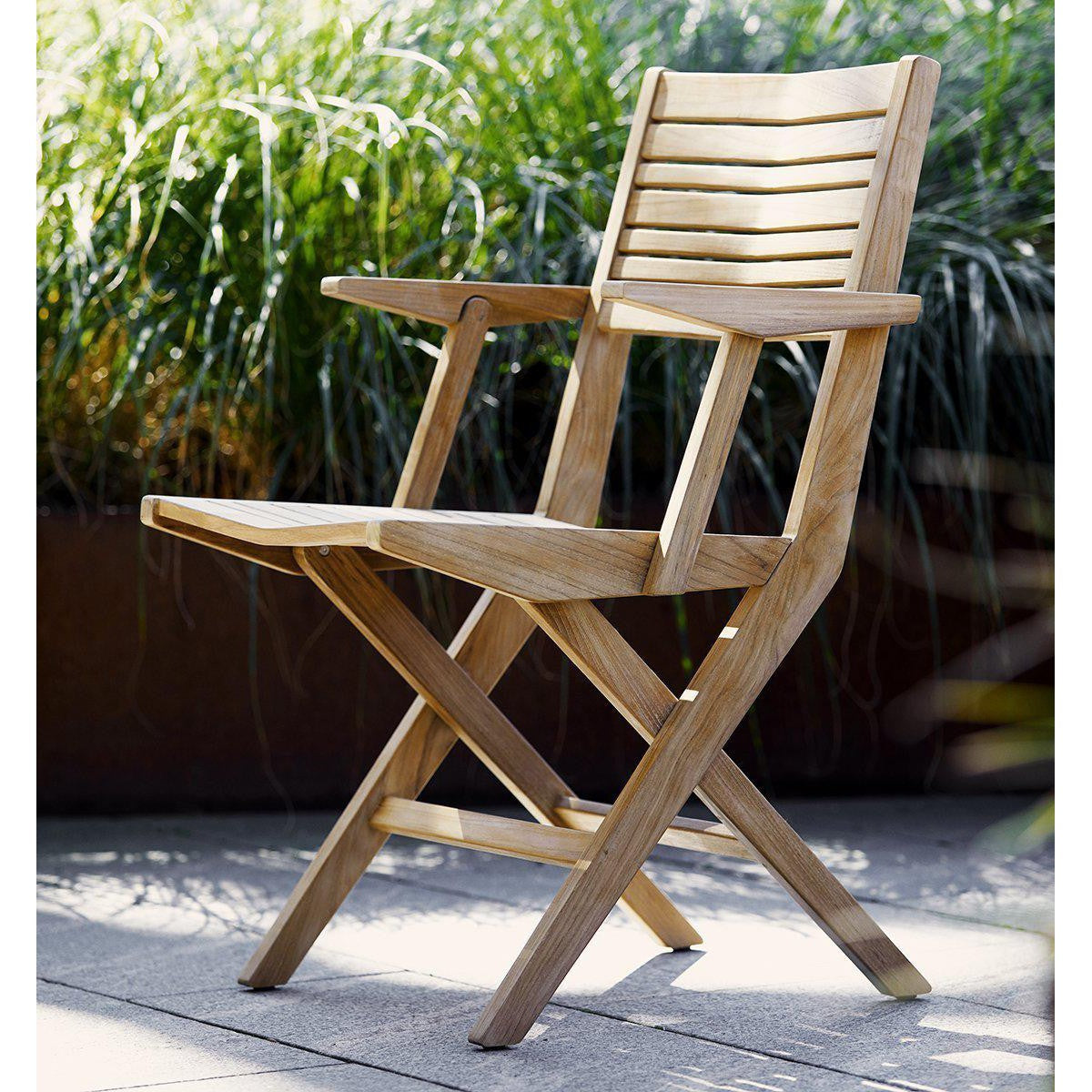 Flip Dining Chair (with arms)-Cane-Line-moderndesign.io