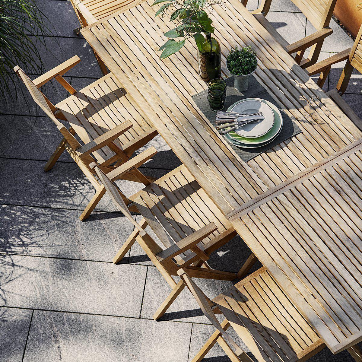 Flip Dining Chair (with arms)-Cane-Line-moderndesign.io