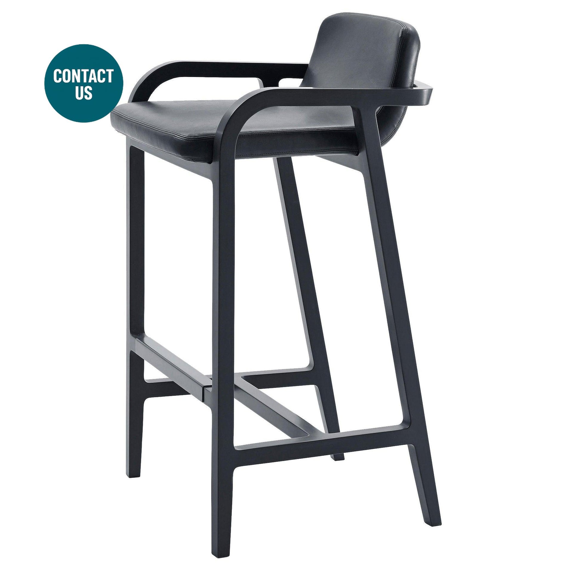 Fulgens High Stool (With Arms)-Maxalto-moderndesign.io