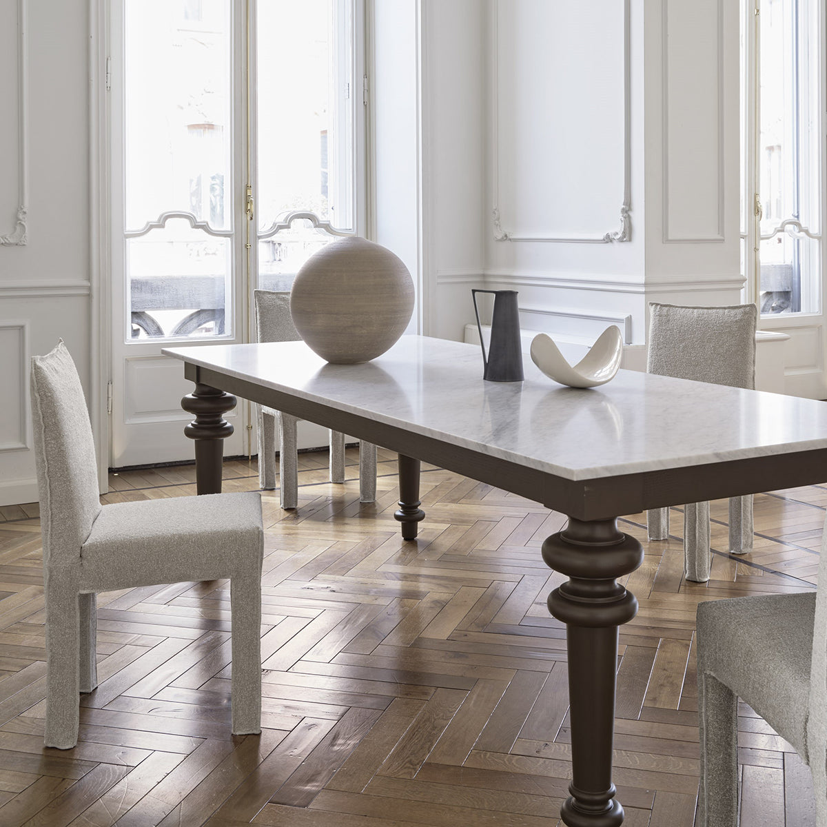 Gray 33 Dining Table (Rectangular)-Gervasoni-moderndesign.io