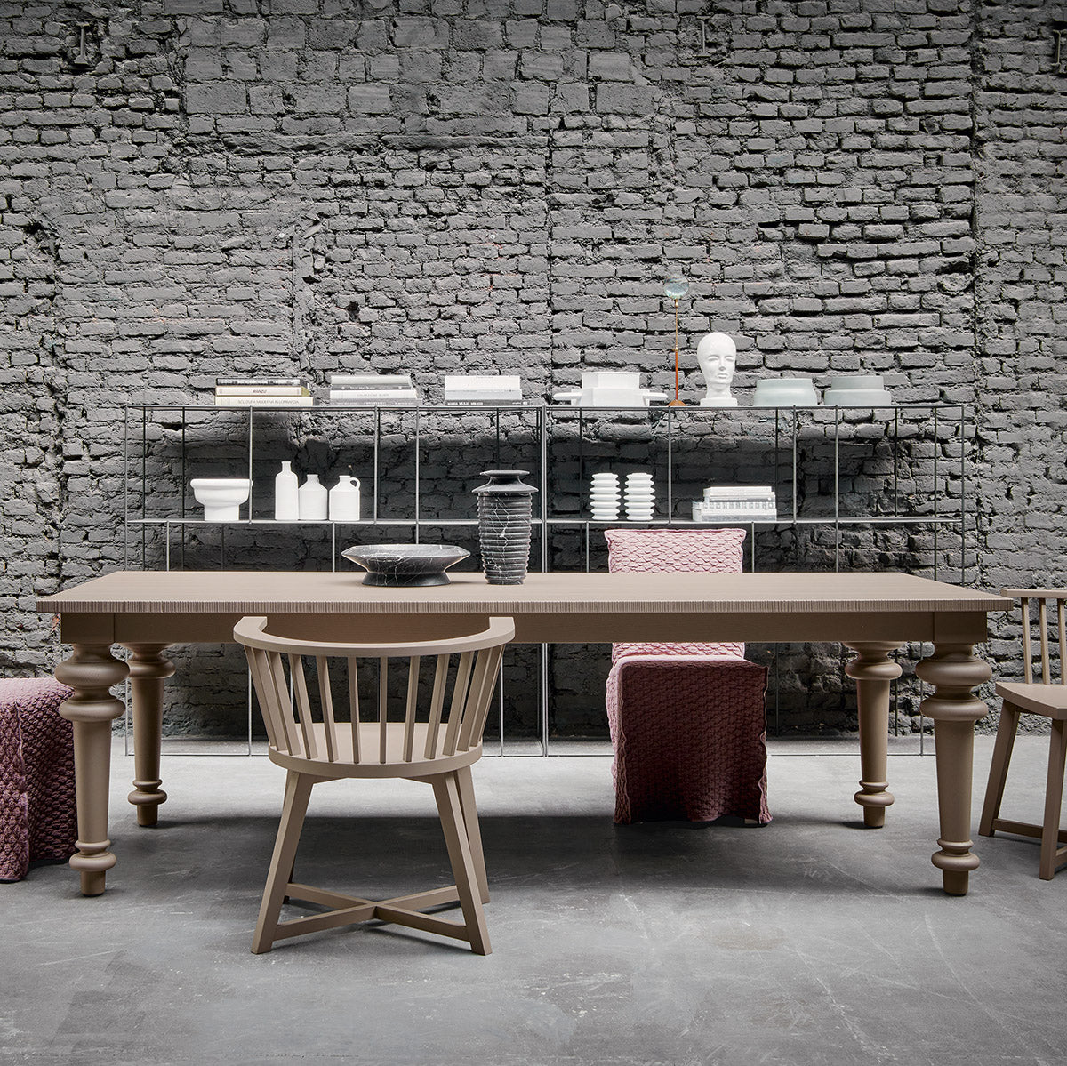 Gray 34 Dining Table (Rectangular)-Gervasoni-moderndesign.io