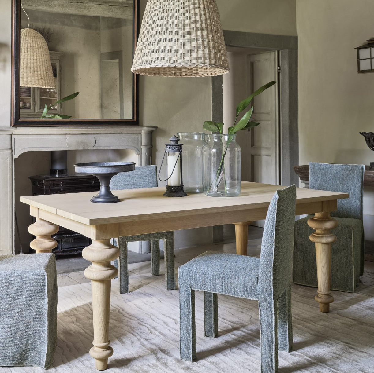 Gray 35 Dining Table (Rectangular)-Gervasoni-moderndesign.io