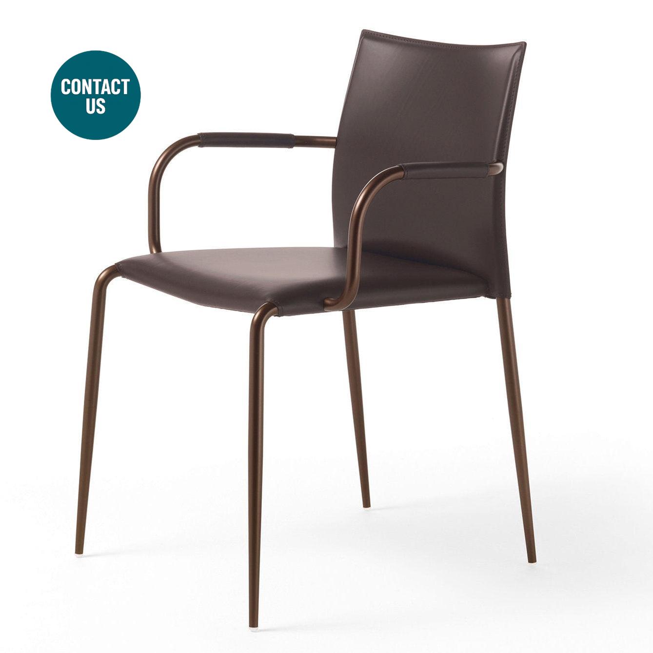 Gazzella Dining Chair (with arms)-Enrico Pellizzoni-moderndesign.io
