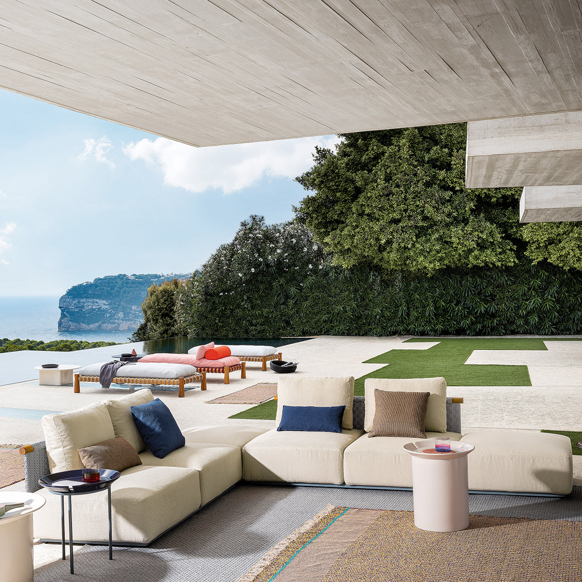 Hashi Sectional Sofa Unit-Gervasoni-moderndesign.io