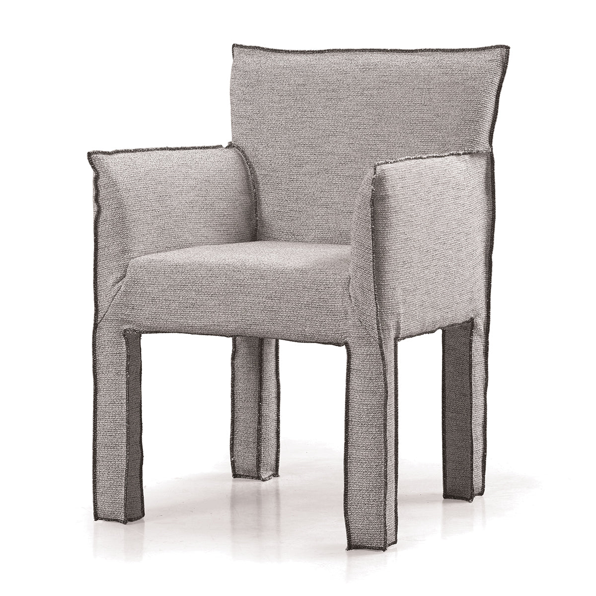 Ghost 125 Dining Chair (with arms)-Gervasoni-moderndesign.io