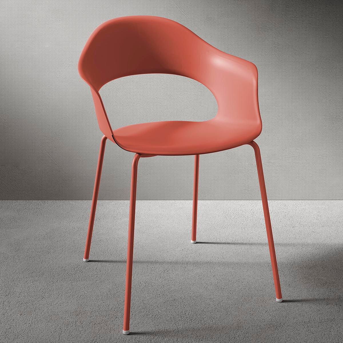 Golfo 4 Gambe Dining Chair (with arms)-Eurosedia-moderndesign.io